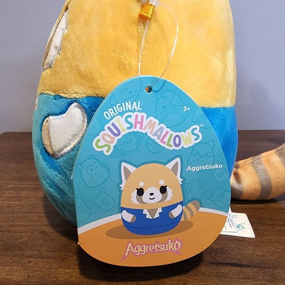 Squishmallows Aggretsuko 6.5" Calm and Rage Expression Sanrio 2022 - Picture 4 of 6